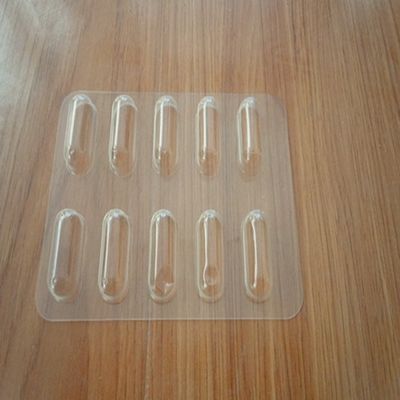 블러스터 프로세스 타입 투명한 태블릿 포장 트레이 플라스틱 재료