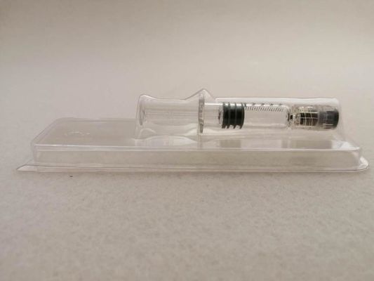 의료기기 블러스터 포장재 PET PVC 클램 셸 1.0ml 주사기 프로세스 유형